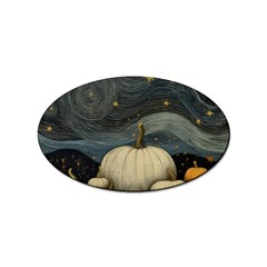 Pumpkin Halloween Sticker (oval) by Ndabl3x