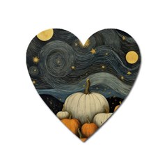 Pumpkin Halloween Heart Magnet by Ndabl3x