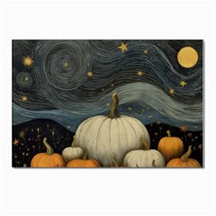 Pumpkin Halloween Postcards 5  X 7  (pkg Of 10) by Ndabl3x