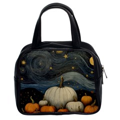 Pumpkin Halloween Classic Handbag (two Sides) by Ndabl3x