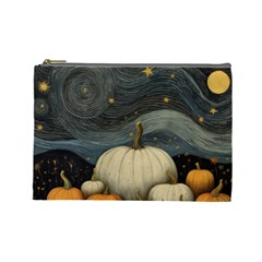 Pumpkin Halloween Cosmetic Bag (large)