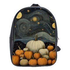 Pumpkin Halloween School Bag (large) by Ndabl3x