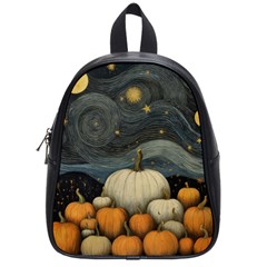 Pumpkin Halloween School Bag (small) by Ndabl3x