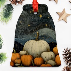 Pumpkin Halloween Bell Ornament (two Sides) by Ndabl3x