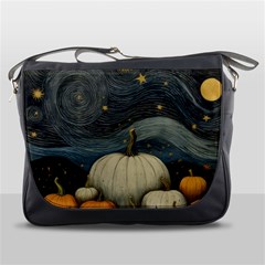 Pumpkin Halloween Messenger Bag by Ndabl3x