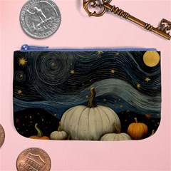 Pumpkin Halloween Large Coin Purse by Ndabl3x