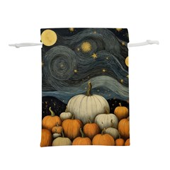 Pumpkin Halloween Lightweight Drawstring Pouch (m) by Ndabl3x