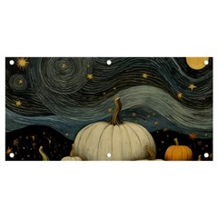 Pumpkin Halloween Banner And Sign 4  X 2  by Ndabl3x