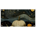 Pumpkin Halloween Banner and Sign 4  x 2  Front