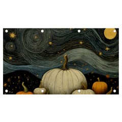 Pumpkin Halloween Banner And Sign 7  X 4  by Ndabl3x