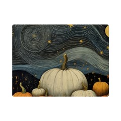 Pumpkin Halloween Premium Plush Fleece Blanket (mini) by Ndabl3x