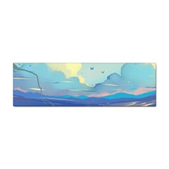 Digital Art Fantasy Landscape Sticker (bumper) by uniart180623