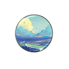 Digital Art Fantasy Landscape Hat Clip Ball Marker (4 Pack) by uniart180623