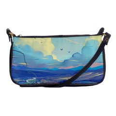 Digital Art Fantasy Landscape Shoulder Clutch Bag by uniart180623