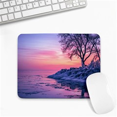 Tree Nature Plant Outdoors Ice Toronto Scenery Snow Small Mousepad by uniart180623