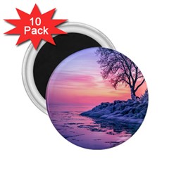 Tree Nature Plant Outdoors Ice Toronto Scenery Snow 2 25  Magnets (10 Pack)  by uniart180623