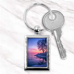 Tree Nature Plant Outdoors Ice Toronto Scenery Snow Key Chain (rectangle) by uniart180623