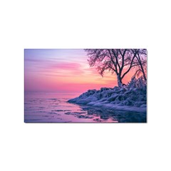 Tree Nature Plant Outdoors Ice Toronto Scenery Snow Sticker Rectangular (100 Pack) by uniart180623