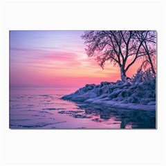 Tree Nature Plant Outdoors Ice Toronto Scenery Snow Postcard 4 x 6  (pkg Of 10) by uniart180623