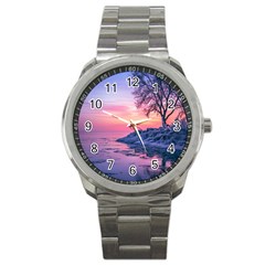 Tree Nature Plant Outdoors Ice Toronto Scenery Snow Sport Metal Watch