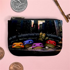 Teenage Mutant Ninja Turtles Leonardo Raphael Michelangelo Donatello Mini Coin Purse by Sarkoni