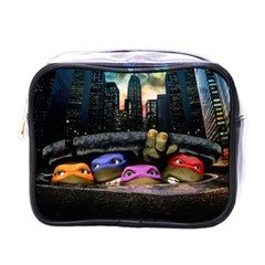 Teenage Mutant Ninja Turtles Leonardo Raphael Michelangelo Donatello Mini Toiletries Bag (one Side) by Sarkoni