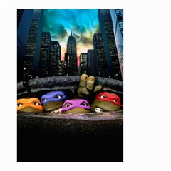 Teenage Mutant Ninja Turtles Leonardo Raphael Michelangelo Donatello Small Garden Flag (two Sides) by Sarkoni