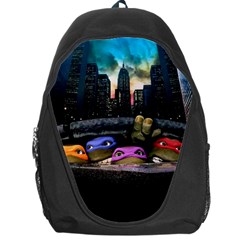 Teenage Mutant Ninja Turtles Leonardo Raphael Michelangelo Donatello Backpack Bag by Sarkoni