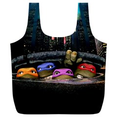 Teenage Mutant Ninja Turtles Leonardo Raphael Michelangelo Donatello Full Print Recycle Bag (xxl) by Sarkoni