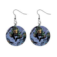 Teenage Mutant Ninja Turtles Comics Mini Button Earrings by Sarkoni