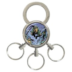 Teenage Mutant Ninja Turtles Comics 3-ring Key Chain by Sarkoni