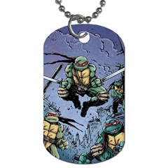 Teenage Mutant Ninja Turtles Comics Dog Tag (one Side) by Sarkoni