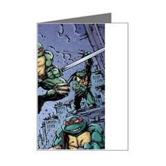 Teenage Mutant Ninja Turtles Comics Mini Greeting Card by Sarkoni