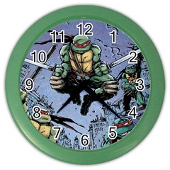 Teenage Mutant Ninja Turtles Comics Color Wall Clock by Sarkoni