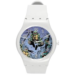 Teenage Mutant Ninja Turtles Comics Round Plastic Sport Watch (m) by Sarkoni