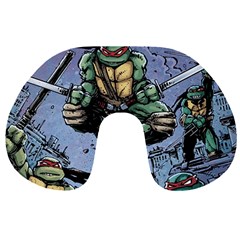 Teenage Mutant Ninja Turtles Comics Travel Neck Pillow by Sarkoni