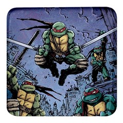 Teenage Mutant Ninja Turtles Comics Square Glass Fridge Magnet (4 Pack)