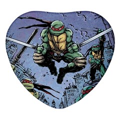 Teenage Mutant Ninja Turtles Comics Heart Glass Fridge Magnet (4 Pack) by Sarkoni