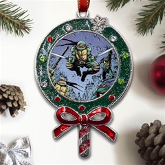 Teenage Mutant Ninja Turtles Comics Metal X mas Lollipop With Crystal Ornament by Sarkoni