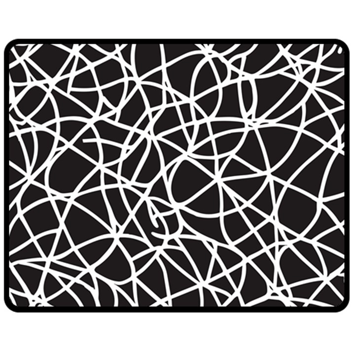 Interconnectedness Two Sides Fleece Blanket (Medium)