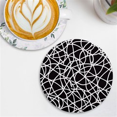 Interconnectedness Uv Print Round Tile Coaster by Sobalvarro