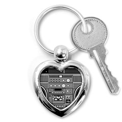 Boombox Key Chain (heart) by Sarkoni