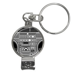 Boombox Nail Clippers Key Chain by Sarkoni