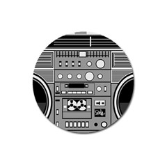 Boombox Magnet 3  (round) by Sarkoni