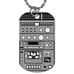 Boombox Dog Tag (one Side)