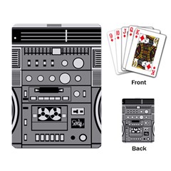 Boombox Playing Cards Single Design (rectangle) by Sarkoni