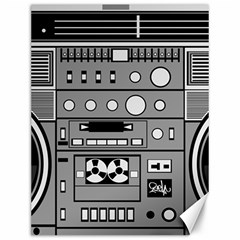 Boombox Canvas 12  X 16  by Sarkoni