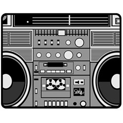 Boombox Fleece Blanket (medium) by Sarkoni