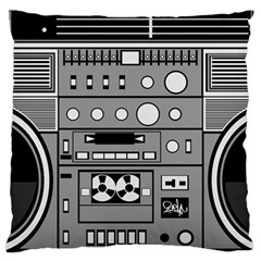 Boombox Large Cushion Case (one Side) by Sarkoni