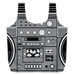 Boombox Full Print Recycle Bag (xxxl) by Sarkoni